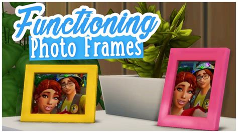 Functional Photo Frames 📷🖼️ The Sims 4 Mod Review Youtube