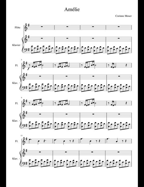 Download la valse d amelie sheet music pdf that you can try for free. Amélie sheet music for Flute, Piano download free in PDF ...