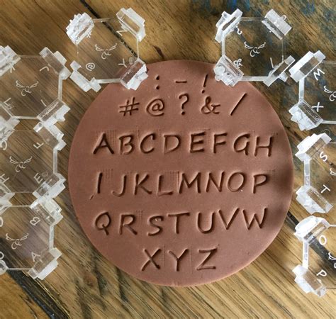 Pin On Alphabet Ceramic Stamps