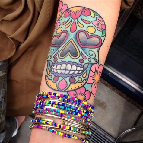 60 Best Sugar Skull Tattoo Designs And Meaning