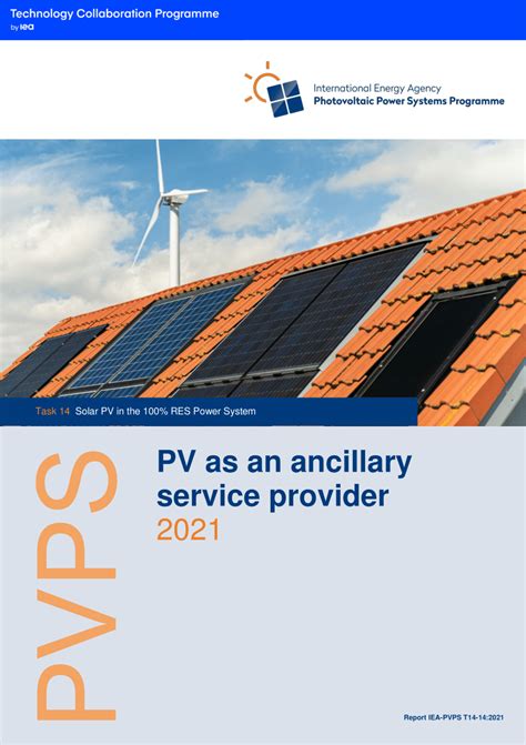 Pdf Pv As An Ancillary Service Provider 2021 Task 14 Solar Pv In The