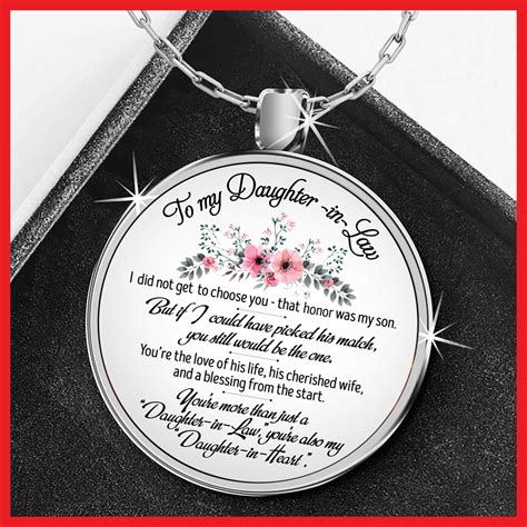 Daughter In Law Necklace Silver
