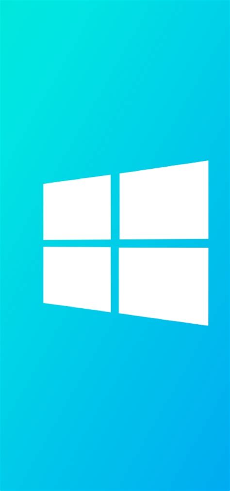 1080x2310 Resolution Windows 10 Cyan Logo 1080x2310 Resolution