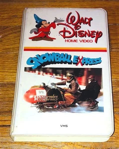 SNOWBALL EXPRESS WALT Disney Home Video VHS Tape Clamshell Vintage