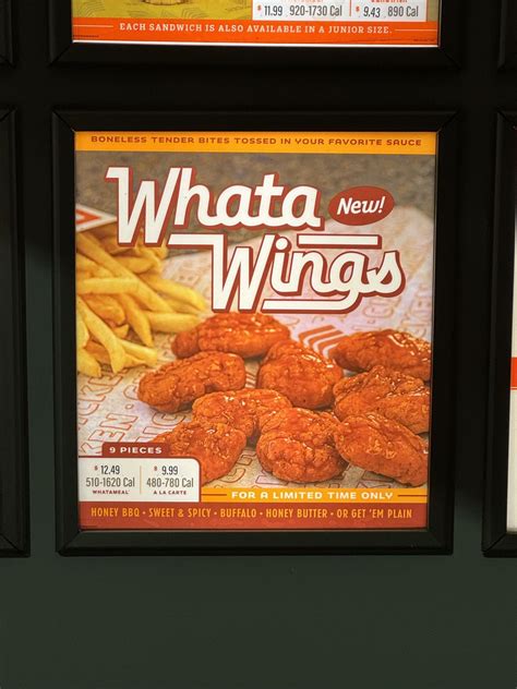 Anyone Try The New Whata Wings Rwhataburger
