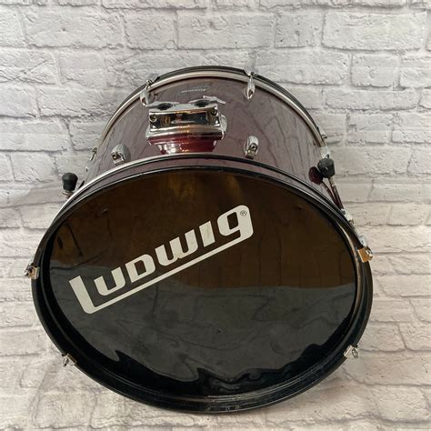 Ludwig Accent Combo 22 X 16 Red Bass Drum Evolution Music