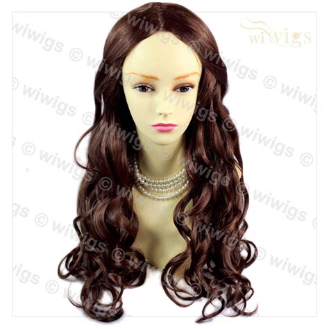 Wiwigs Romantic Curly Long Dark Auburn Red Mix Ladies Wig 6932990621719