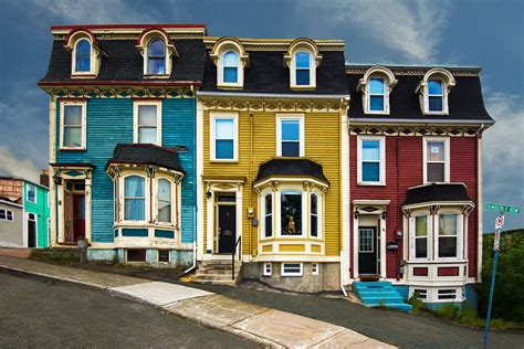Kimberly Row Houses St Johns Newfoundland Newfoundland Canada Row
