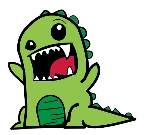 Rawr Dinosaur Vector Clipart Image Free Stock Photo