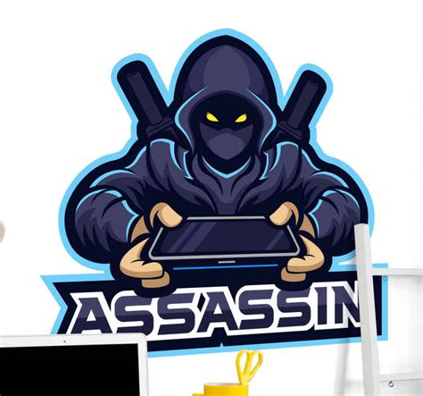 Gaming Assassin Video Game Wall Sticker Tenstickers