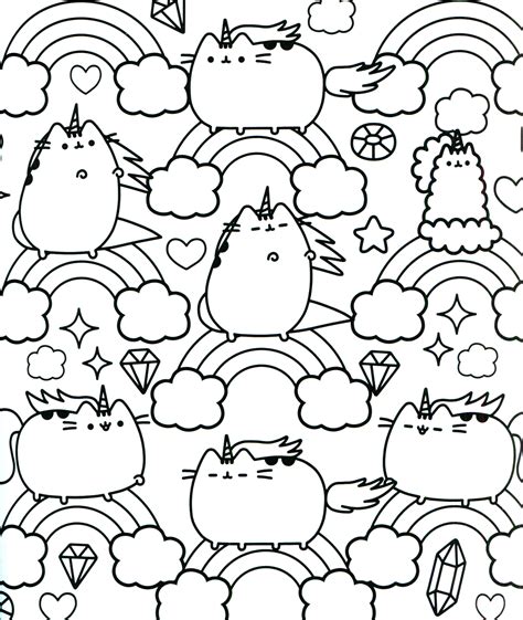 You can print or download them to color and offer them to your family and friends. Pusheen Coloring Book Pusheen Pusheen the Cat | Unicorn ...