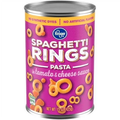 Kroger® Spaghetti Rings Pasta In Tomato And Cheese Sauce 15 Oz Kroger