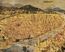 Francesco Rosselli - Mapa de Florencia. s. XV | Florencia, Siglo xv ...