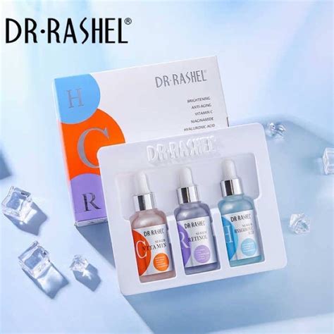 Original Dr Rashel Completed Facial Serum Set Vitamin C Retinol
