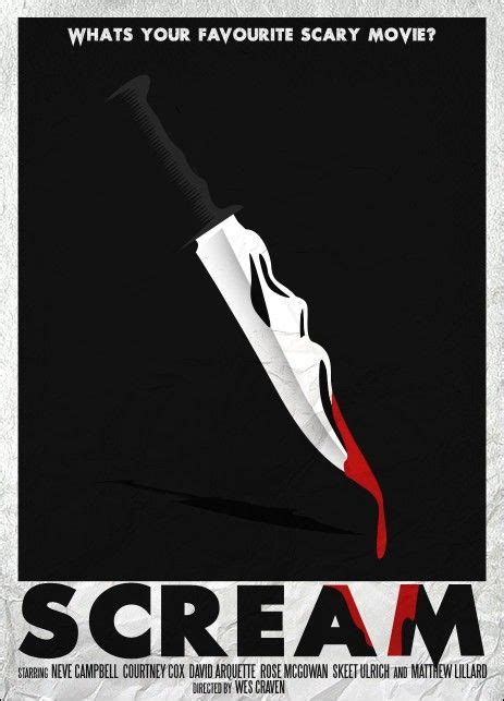 horror movie poster art scream 1996 by samraw08 deviantart horror movie art horror