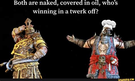 Both Are Naked Covered In Oil Who S Winning In A Twerk Off IFunny