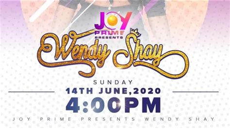 Joy Prime Tv Presents Wendy Shay Youtube