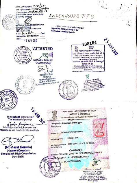 Hrd Attestation Mea And Embassy Certificate Attestation