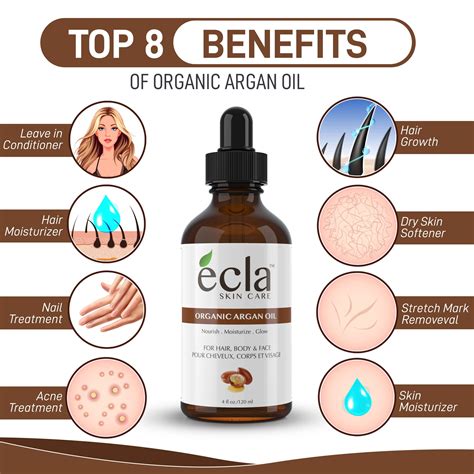 Organic Moroccan Argan Oil Ecla Skin Care