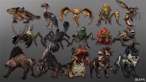 Bless Monsters And Mount Mmo Game News Creature