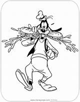 Goofy Coloring Pages Disneyclips Sandwich Eating sketch template