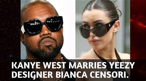 Kanye West Marries Yeezy Designer Bianca Censori Youtube