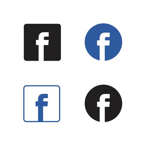 Ensemble De Logos Facebook Icônes Facebook Logo De Médias Sociaux