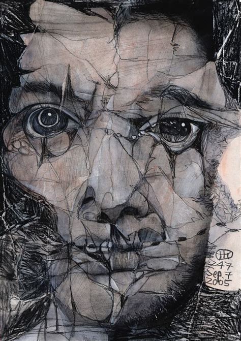 Pin By Sgs Art Dept On Distorted Portraits In 2020 Portrait Drawing