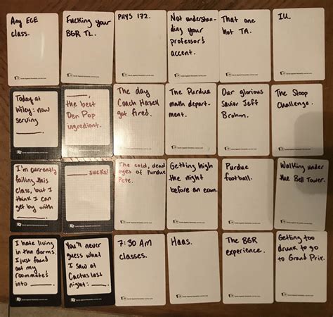 Each player gets five cards and you use them to make the funniest. Custom Cards Against Humanity Ideas | Examples and Forms