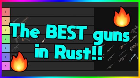 Listed here are all tasks and group missions. ULTIMATE Rust Guns Tier List - YouTube