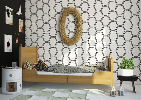 Dulux decorator centre's offer an extensive selection of beautiful wallpaper in a range of colours, prints and patterns to add unique edge to any space! Geometric Wallpaper In 10 Bold Bedroom Ideas - https ...
