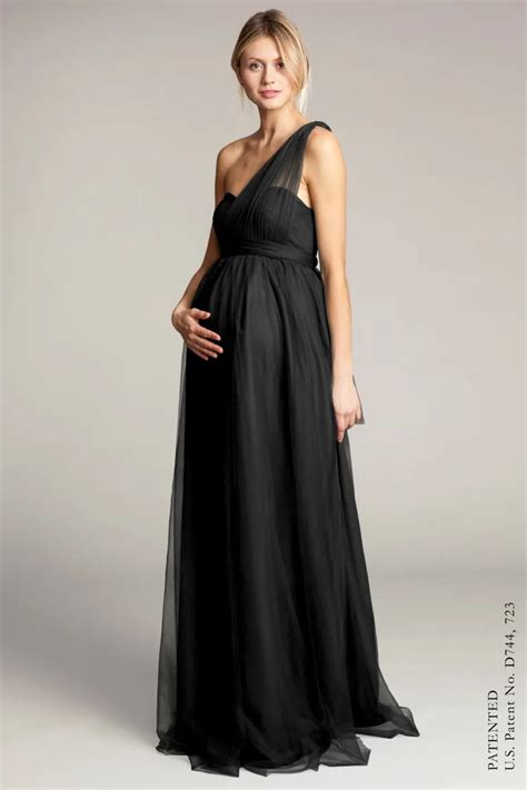 Serafina Maternity Bridesmaid Dress By Jenny Yoo Onyx