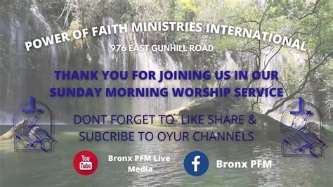 Power Of Faith Ministries International Bronx Assembly July 11 2021