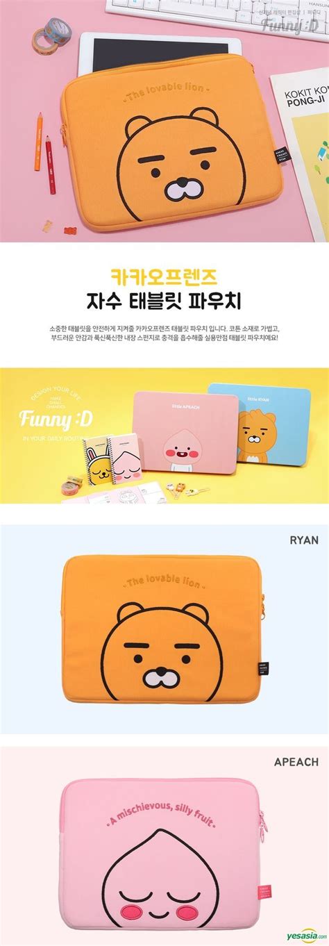 Yesasia Kakao Friends Tablet Pouch Apeach Photopostercelebrity