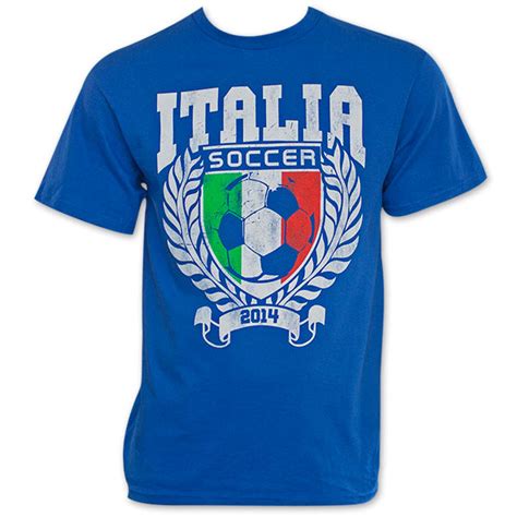 italian soccer team crest tee shirt