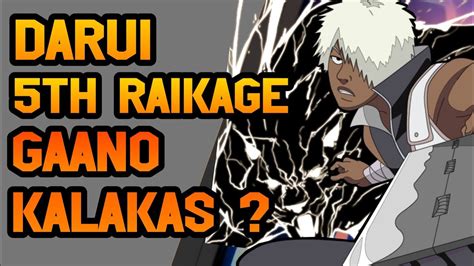 Darui 5th Raikage Gaano Kalakas Naruto Tagalog Review Boruto