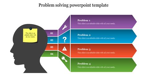 Multi Color Problem Solving PPT Template And Google Slides