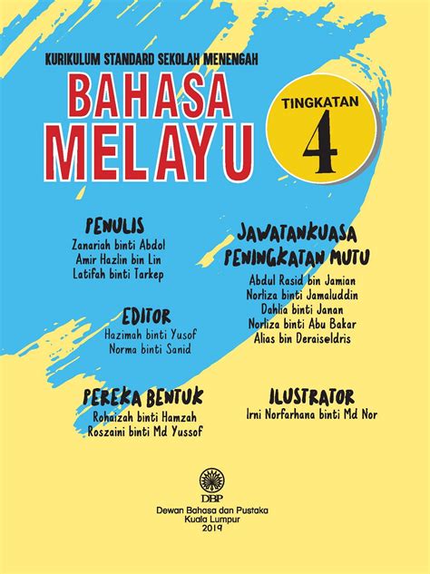 Buku Teks Bahasa Melayu Tingkatan 4 Resume Bahasa Melayu Tingkatan 4