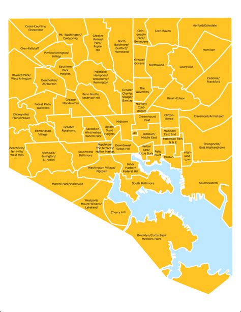 Baltimore City Zip Code Map World Map