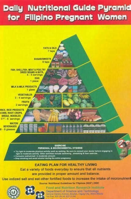 Activity Based On The Food Pyramid For Pregnant Filipino Women Fill