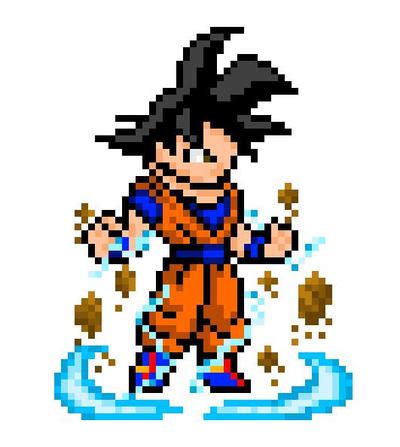 One of our talented artists, creating some of the pixel art included in this pack 32 pixel art characters 32 characters with animations sizes: Pixel Art Goku Dragon Ball by Mikhael23 on DeviantArt