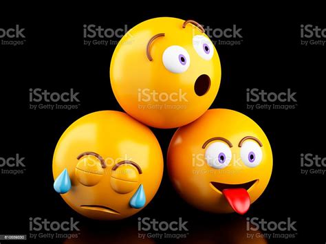 Iconos Emojis 3d Con Expresiones Faciales Foto De Stock Y Más Banco De