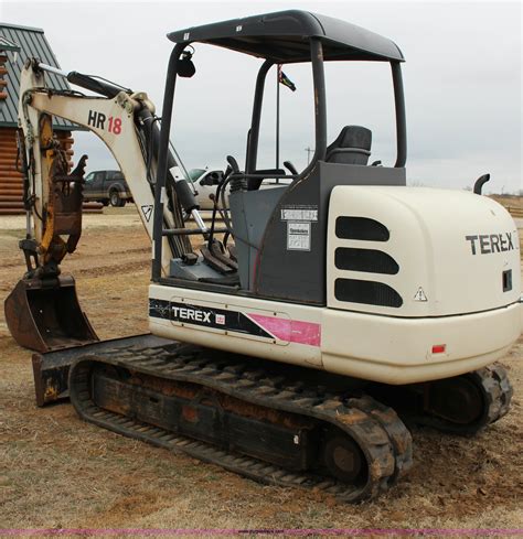 2005 Terex Hr18 Compact Excavator In Spivey Ks Item F7568 Sold