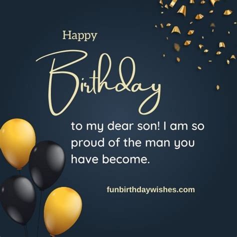25th Birthday Wishes For Son