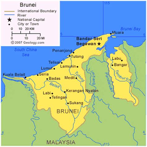 Peta Negara Brunei Web Sejarah Sejarah Indonesia Terlengkap
