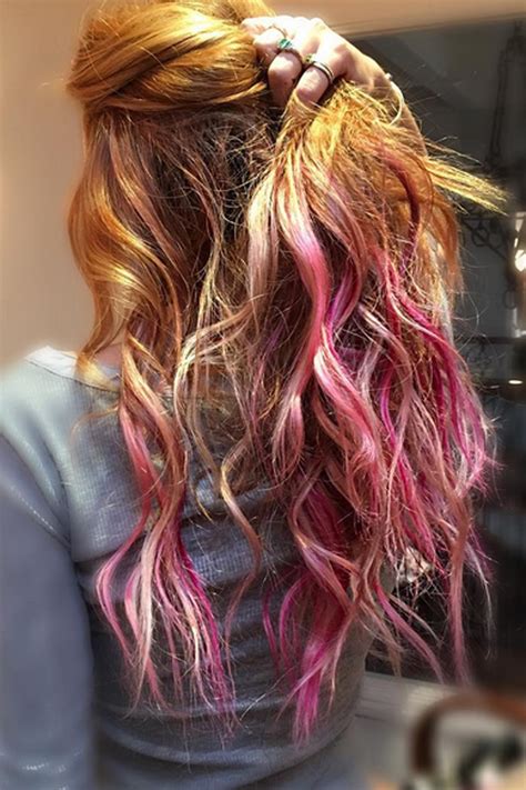 Dip Dye Hair Celebrity Inspiration Look