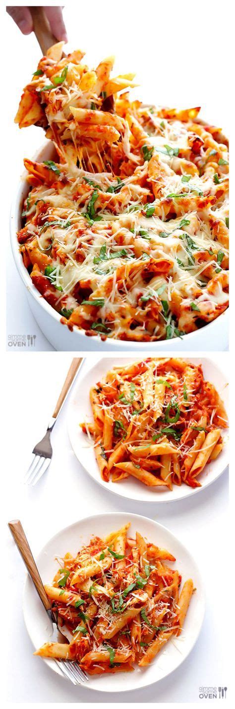 Chicken Parmesan Baked Ziti Gimme Some Oven Recipe Recipes Baked