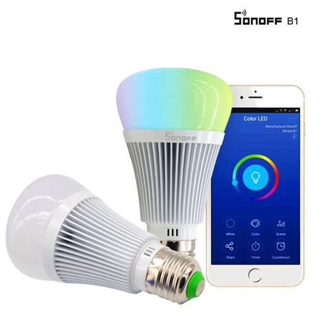 Sonoff B1 Led Bulb Wifi Smart Light Bulbs Remote Control Wifi Dimmer