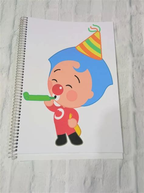 Cuaderno Payaso Plim Para Pintar Colorear Y Diferencias Mebuscar