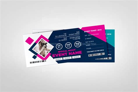 Party Event Ticket Template Graphic Prime Graphic Design Templates